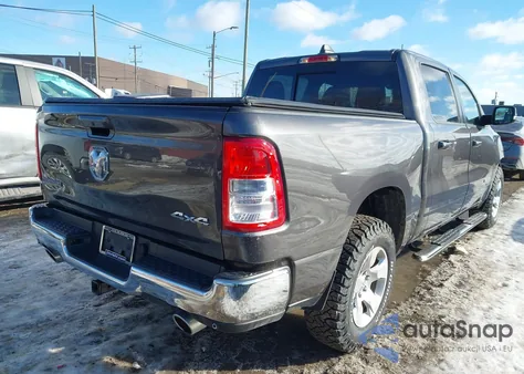 2021 Ram 1500 Big Horn 4X4 5'7 Box из США, поврежденный, VIN 1C6SRFFT5MN734426